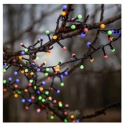 Eglo -LED Vonkajší vianočný svetelný reťazec BERRY MINI 700xLED/8 funkcií 19m viacfarebný IP44
