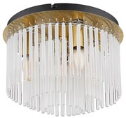 Globo 15698DM - Stropné svietidlo GORLEY 5xE27/60W/230V pr. 32 cm zlatá