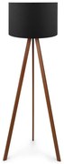 Asir Stojacia lampa AYD 1xE27/60W/230V čierna/hnedá AS0028