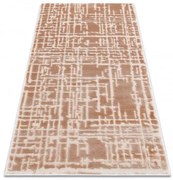 Koberec AKRYL VALS 3236 Abstrakcia medený / béžový