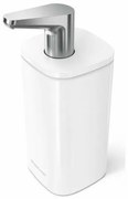 Simplehuman Dávkovač mydla s pumpičkou 295 ml, biela