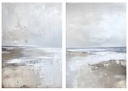 Obrazy s ručne maľovanými prvkami v súprave 2 ks 50x70 cm Breeze – Styler