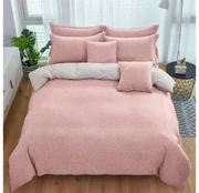 Krepové obliečky TABULA ružové + povlak na vankúšik 40x50 cm Rozmer obliečky: 70 x 90 cm | 140 x 200 cm