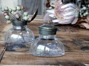 Sklenená francúzska dekoračná váza Old French - Ø 8*6cm