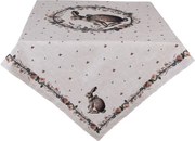 Bavlnený obrus na stôl Natural Linen Easter - 100*100 cm