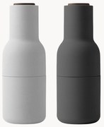 Mlynčeky na soľ a korenie's vrchnákmi z orechového dreva Bottle Grinder, 2 ks