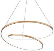 Ideal Lux - LED Luster na lanku OZ LED/52W/230V pr. 80 cm CRI 90 zlatá