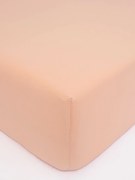Jersey plachta do postieľky Classic 60 x 120 cm – lososová