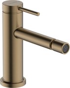 Hansgrohe Tecturis S, bidetová páková batéria s odtokovou súpravou s tiahlom, kartáčovaný bronz, HAN-73201140