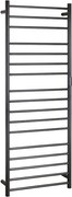 Bemeta Design Elektrický kúpeľňový radiátor / sušiak uterákov 600x1680mm, 285W, čierna - 704151060