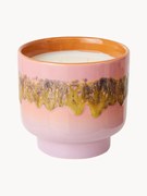 Ručne vyrobená vonná sviečka's dvoma knôtmi 70's (Rose & Vanilla)