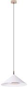 MAXLIGHT P0505 - LED Luster na lanku VULCANO LED/5W/230V pr. 30,5 cm biela