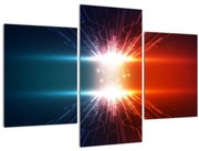 Abstraktný obraz aktívneho náboja (90x60 cm)