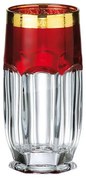 BOHEMIA SAFARI RUBIN POHÁR NA VODU 300 ML SADA 6 KS