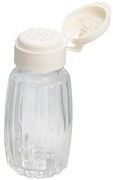 Sklenená korenička s vekom 50 ml biela