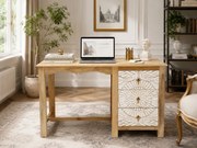 Písací stôl Sita 130x76x70 indický masív mango