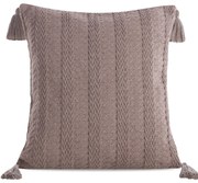 DEKORAČNÁ OBLIEČKA NA VANKÚŠ BOHO 8 45X45 CM HNEDÁ