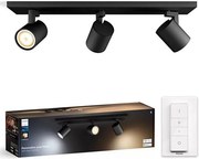 Philips - LED Stmievateľné bodové svietidlo Hue RUNNER 3xGU10/4,2W/230V + DO čierna