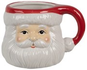 Keramický hrnček hlava Santa -  14*11*9 cm / 400 ml