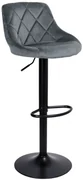 JAKS Barová stolička cydro black velvet grafit