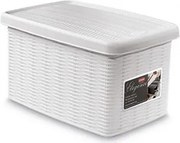 STEFANPLAST Úložná krabica Elegance 5,5 l, biela