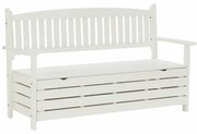 Záhradná lavica 150 cm Amelli (biela). Vlastná spoľahlivá doprava až k Vám domov. 1016528