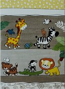 Berfin Dywany, Kusový koberec Smart Kids 22310 Beige, 160x230, viacfarebná, detská izba