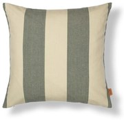 Ferm Living Vonkajšia obliečka na vankúš Strand Dark Lichen/Parchment 50 x 50 cm