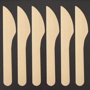 AMADEA Súprava drevených nožov 5 + 1 zadarmo, dĺžka 21 cm