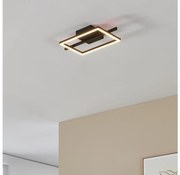 Eglo 901115 - LED Stmievateľné stropné svietidlo AMANDOLO LED/17W/230V čierna + DO