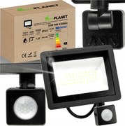 LED reflektor 50W 4500lm s pohybovým senzorem - IP65