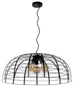 Lucide 45449/76/30 - Luster na lanku ELODIE 3xE27/40W/230V čierna