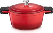 Hrniec s pokrievkou s nepriľnavým povrchom na indukciu 4.7 l Bordeaux - Tescoma