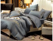 Obliečky z mikrovlákna s výšivkou SOPHAE sivé Rozmer obliečky: 70 x 80 cm | 140 x 200 cm