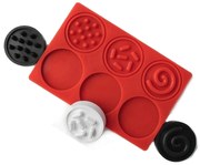 Puzzle senzorické kolieska, kontrastné