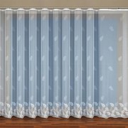 Žakarová záclona 344450 biela 160. Tovar na mieru