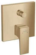 Sprchová a vaňová batéria Hansgrohe Metropol s prepínačom kartáčovaný bronz 32545140