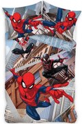 Posteľné obliečky Spiderman - motív Cez paralelné svety - 100% bavlna renforcé - 70 x 90 cm + 140 x 200 cm