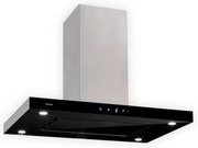 Klarstein Valeria ostrovný digestor 90 cm 642 m³/h odsávanie Touch LED sklo nerez