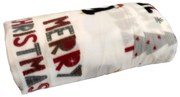 Deka Fleece Vianočná Merry Chistmas 150x200cm TiaHome