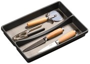 Kesper Organizér do šuplíku, šedý, protiskluzový, s přepážkou GREY 33 x 23 cm