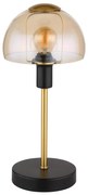 Globo 21914A - Stolná lampa KOKKINI 1xE14/25W/230V čierna/zlatá