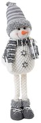 Dekoračná figúrka snehuliak, 17 × 64 cm