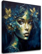 Moderné obrazy na plátne - Feminine Grace in Motion 60x60 cm