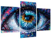 Obraz - Maľba oka (90x60 cm)