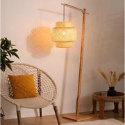 Atmosphera - Stojacia lampa LIBY 1xE27/40W/230V bambus
