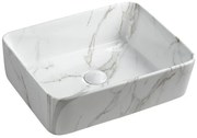 Sapho Sapho, DALMA keramické umývadlo 48x13x38 cm, carrara, MM517