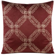 DEKORAČNÁ OBLIEČKA NA VANKÚŠ BLINK30 45X45 CM TEHLOVÁ