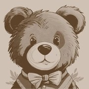 Koberec FD Lida Medvedík, svetlohnedý