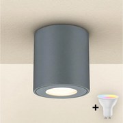Brilagi - LED RGBW stmievateľné vonkajšie svietidlo MIA 1xGU10/30W/230V 84x80 mm antracit IP54
